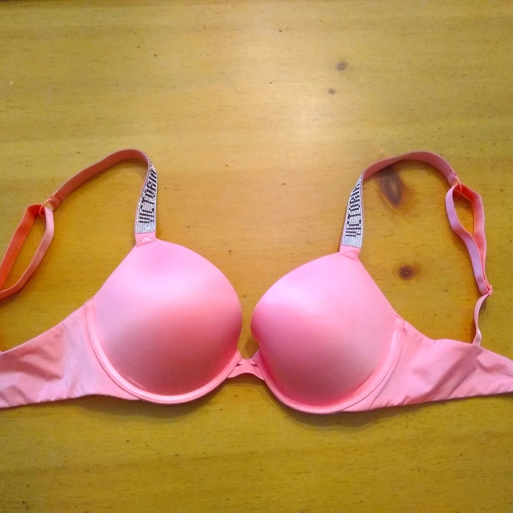 VS Very Sexy Embellished Strap Push-Up Bra